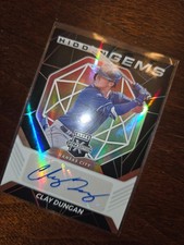 2021 Panini Elite Extra Edition - Hidden Gems Clay Dungan #HG-CD Black (AU, RC)