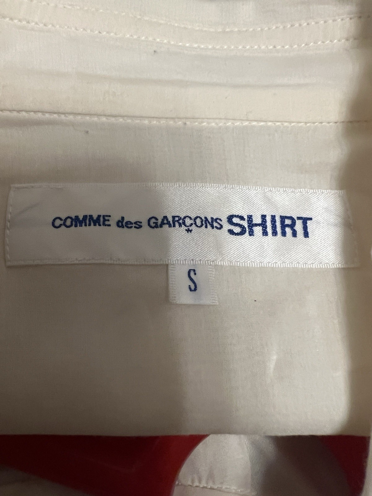 Comme des Garcons patchwork front short sleeve sh… - image 3