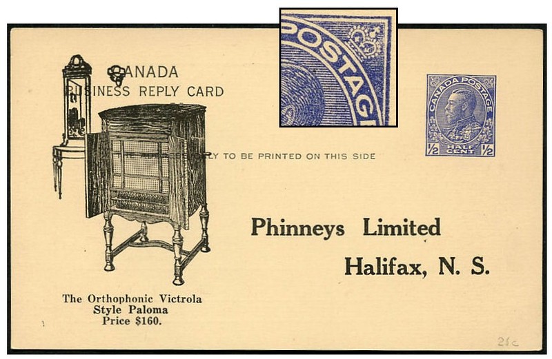 CANADA ½¢ ADMIRAL PSC PHINNEYS VICTROLA P29