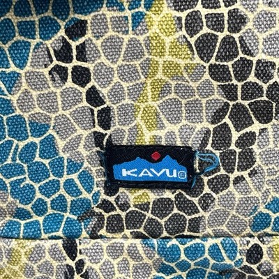 KAVU Crossbody Mini Keeper Adjustable Strap Bag Purse Snakeskin Giraffe pattern