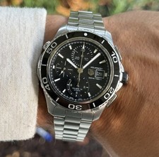 TAG Heuer CAK2110 Aquaracer Ceramic Bezel Cal. 16 Chronograph Date Automatic 