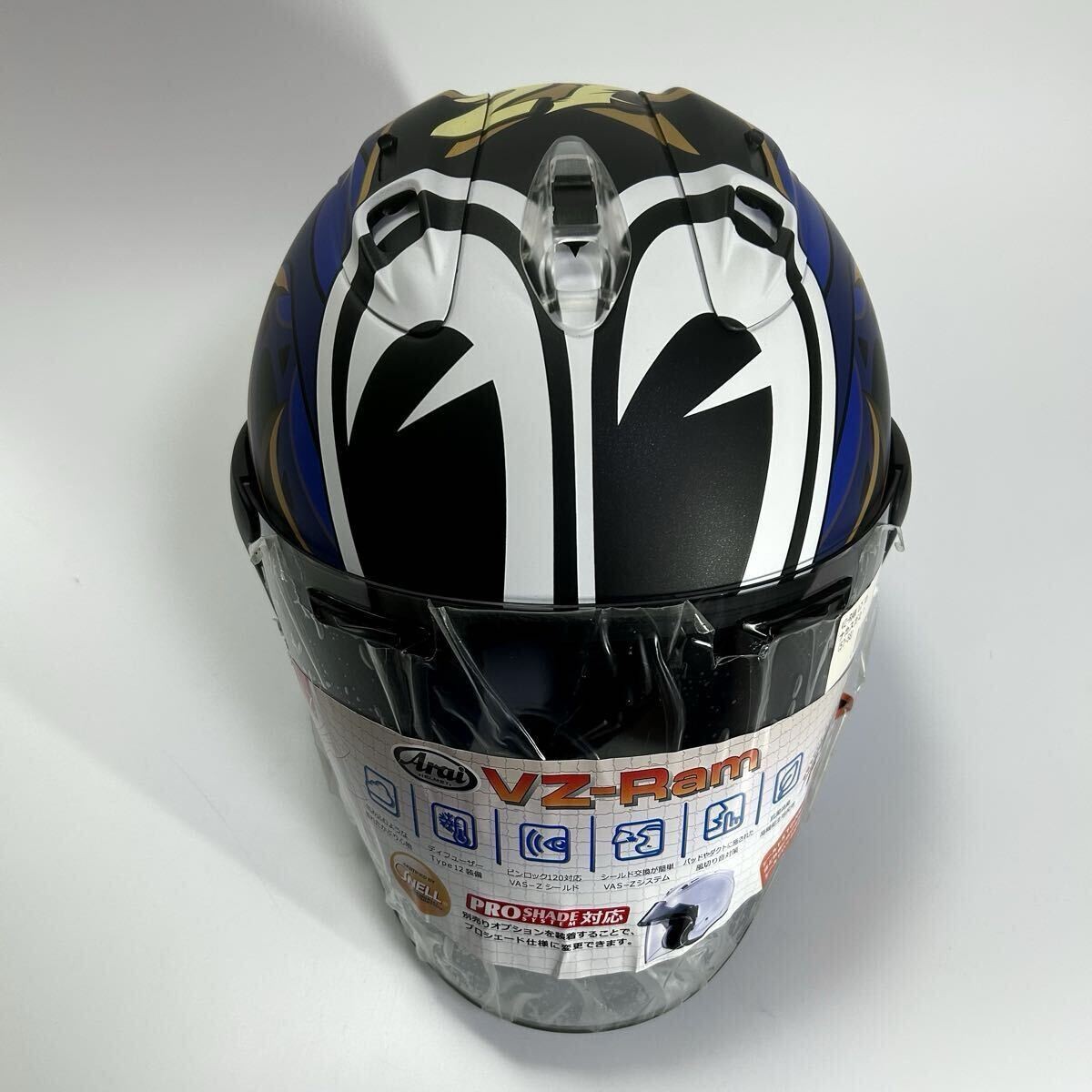 Arai VZ-RAM NAKASUGA 21 Motorcycle Open-Face Helmet Unused Size M