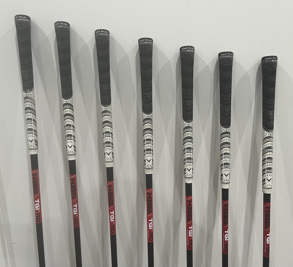 KBS Tour Graphite TGI 110 Shafts 4-PW Extra S+ Et 2 Wedges - Neuf