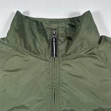 Nike Windbreaker Jacket Mens Large Vintage 90s Full Zip Vented Olive Green