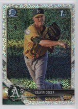 2018 Bowman Draft Chrome Sparkles Refractor Calvin Coker #BDC-92 2o7
