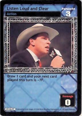 Raw Deal CCG Listen Loud and Clear - Unforgiven