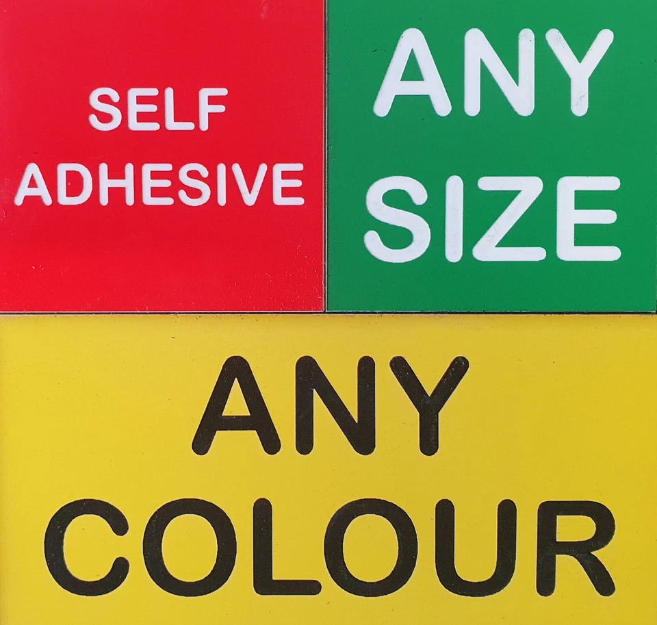 Engraved Signs Plaque Door Name Memorial Plate Warning Sign Pet  Self Adhesive - Image 4 of 4
