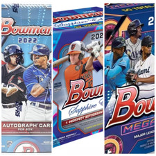YOU PICK - 2022 Bowman Prospects Chrome/Mega Box Mojo/Sapphire 25% off 2+