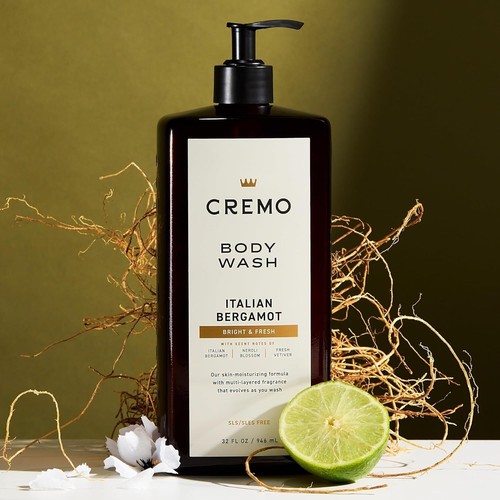 Cremo Rich-Lathering Italian Bergamot Body Wash for Men, 32 Fl Oz (Pack of 1) - 第 4/10 張圖片
