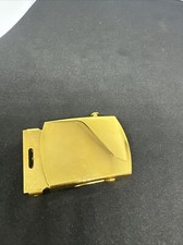 SOLID BRASS MILITARY BELT BUCKLE