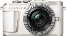 USED Olympus PEN E-PL10 16.1MP 14-42mm Lens Mirrorless Digital Camera - White