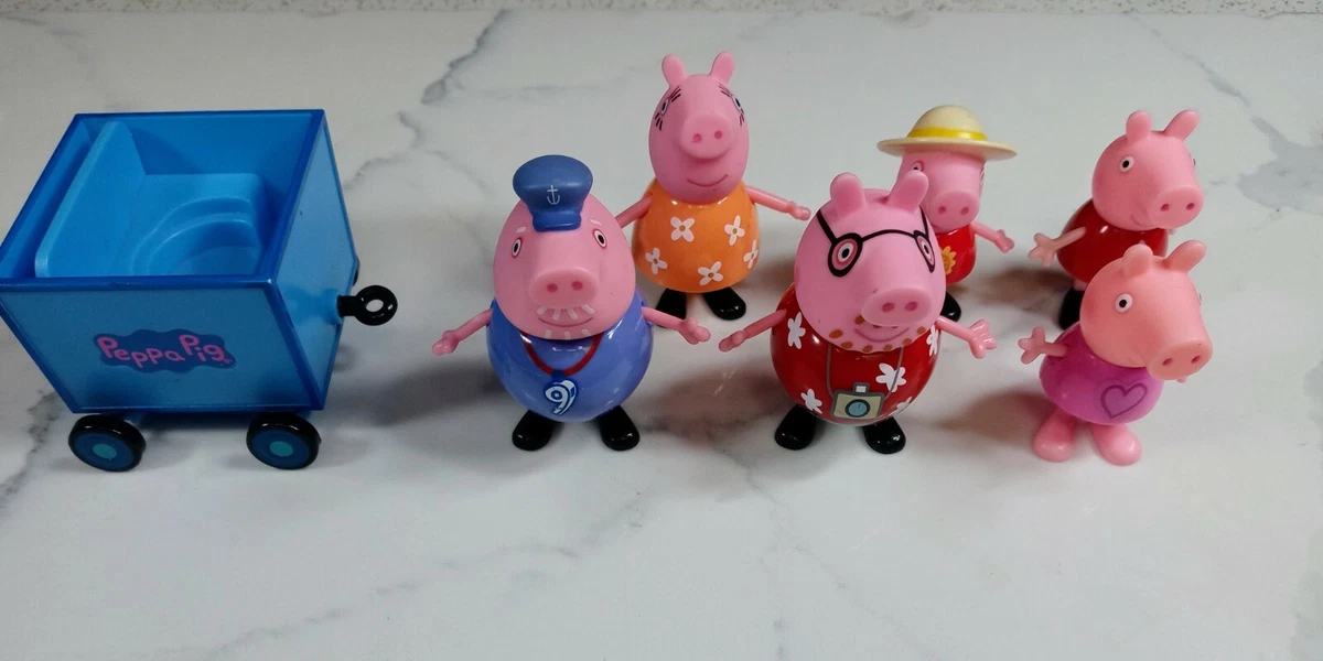 Peppa Pig Plastic Toys Lot Of 11 Figures
