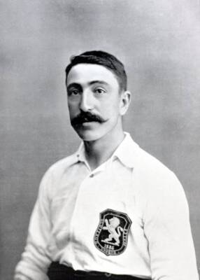 Football Circa 1896 R Kelso Who Started His Career At Renton Old Photo