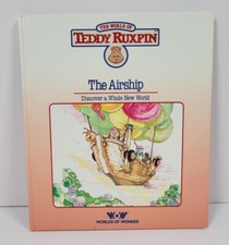 Teddy Ruxpin Hardcover Hard Back The Airship Worlds of Wonder BOOK ONLY