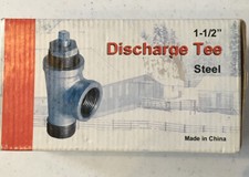 PRO PLUMBER 1 1/2 GALVANIZED STEEL DISCHARGE ...