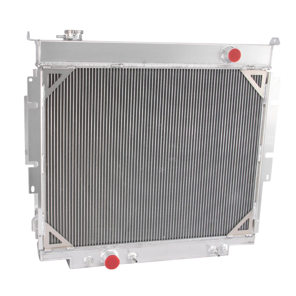 4 Row Aluminum Radiator For 83-1996 Ford F-150 F250 F350 6.9L 7.3L Powerstroke Foto 2 de 4