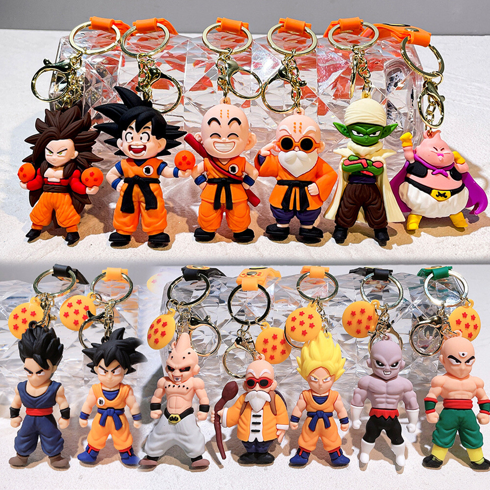 Sun Wukong Dragon Ball Llavero Colgante Anime Coche Bolsa Colgante Niño Regalo Dibujos Animados