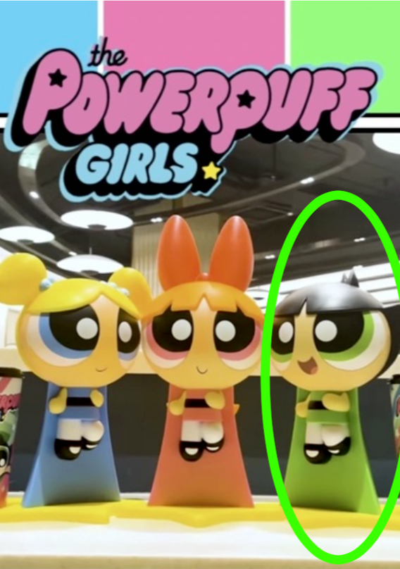 Powerpuff Girls Buttercup Popcorn figure Cartoonetwork exclusive