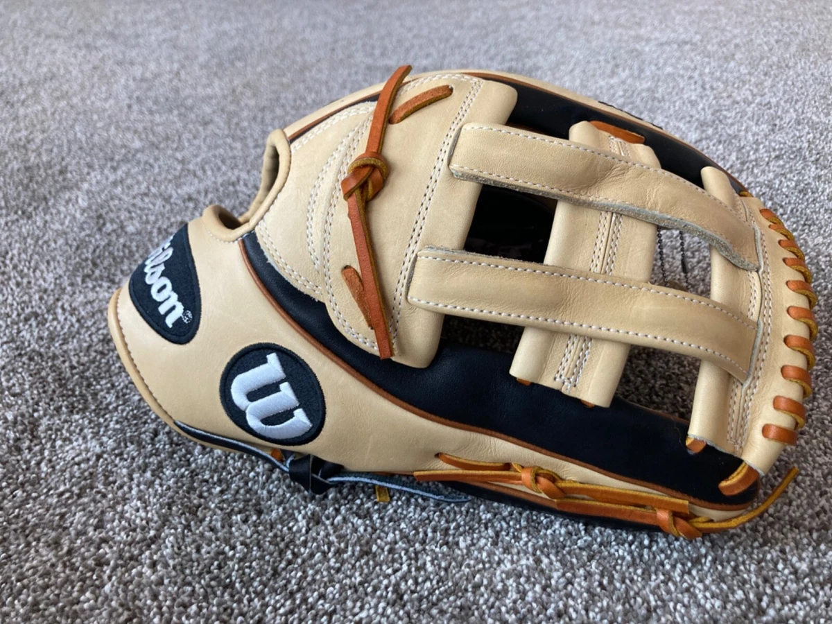 NWT AUTHENTIC WILSON A2K 1799 BLONDE BLACK BASEBALL GLOVE 12.75