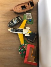 Playmobil Ersatzteile Konvolut - Ferienhaus, Schiff, Flugzeug usw.
