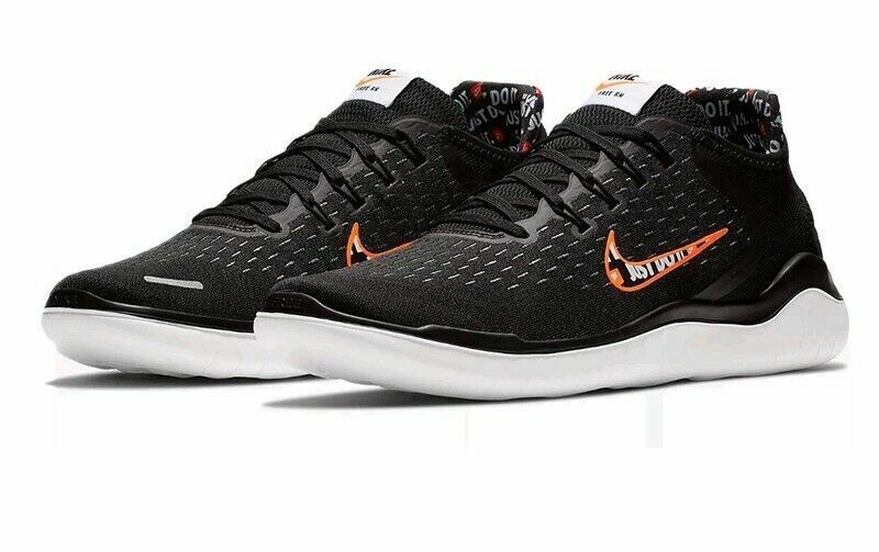 nike free rn 2018 black orange