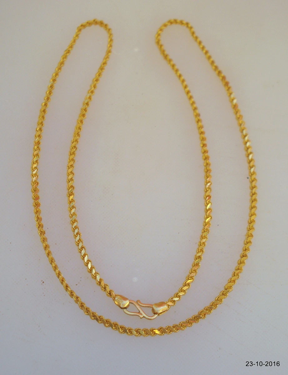 Handmade gold on sale chain designs