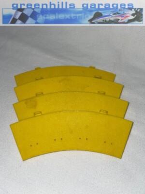 Greenhills Scalextric Standard Curve Yellow Inner Borders T42 - gebraucht - MACC916