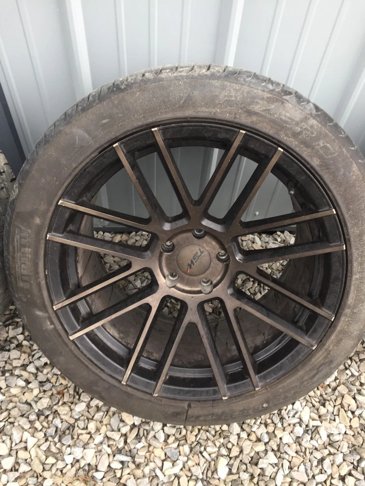 CHEVROLET CAMARO SS LS3 2010-2015 OEM SET RUEDAS TSW USADO *LEER* 8887 Foto 3 de 4