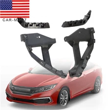 4PC For 2016-2021 Honda CIVIC Sedan Headlight Brackets Front Hold Mount Retainer