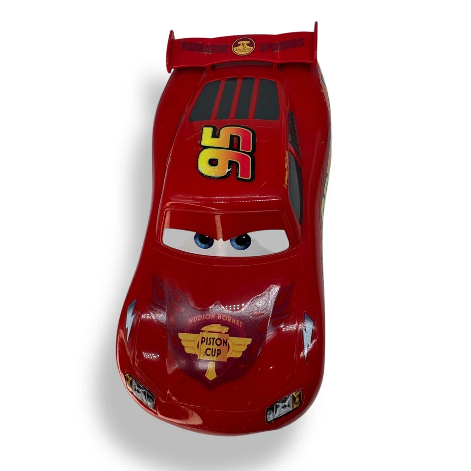 Acabado Bandera Relámpago McQueen Coche Mattel Disney Pixar Ruido Sonidos Sin Bandera Foto 2 de 4