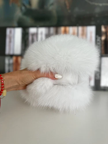 Shadow blue true fox fur tube (Saga Furs)