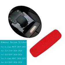RED Armrest Box Switch Button Trim For Mercedes A B GLA GLB W177 W247 C118 20-24