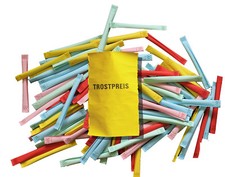 Trostpreis Tombolalose R&ouml;llchenlose 100 St&uuml;ck im Beutel