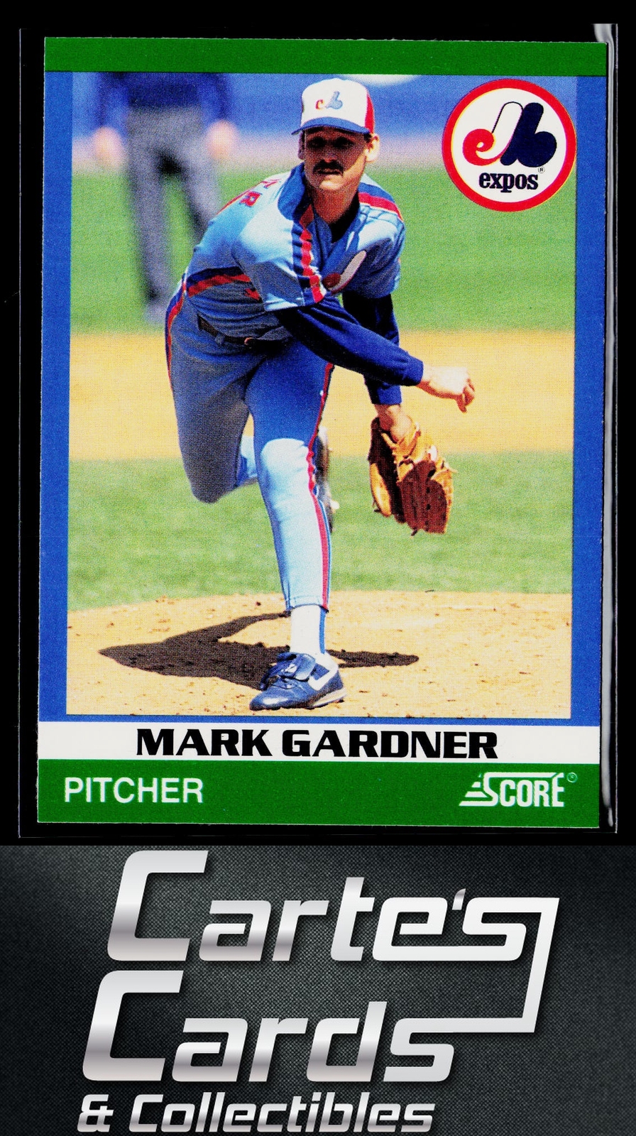 Mark Gardner 1991 Score 100 Rising Stars #71 Montreal Expos