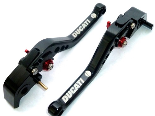 Ducati 959 Panigale 2016-2017 BLACK BRAKE & CLUTCH LEVERS SET ROAD TRACK S8ZG - Picture 8 of 10