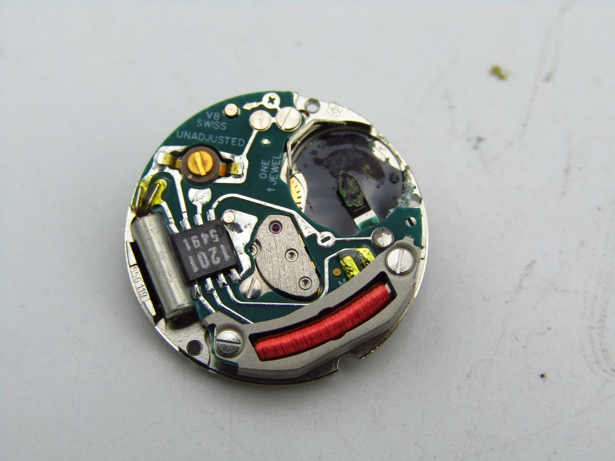 ETA 556.119 SWISS V8 UNADJUSTED 1 JEWEL WATCH MOVEMENT wm1 eBay