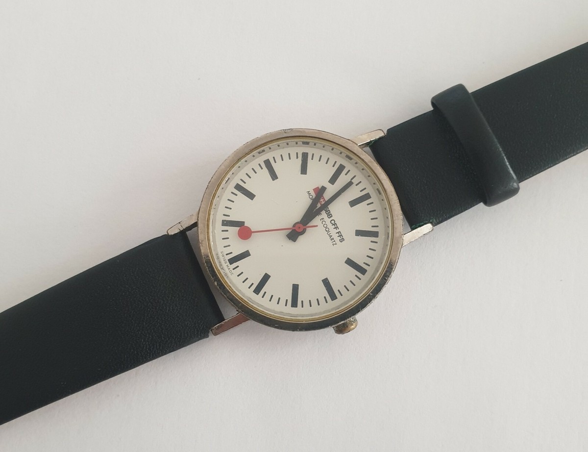 Mondaine SBB CFF FFS Official Swiss Railways Eco-quartz