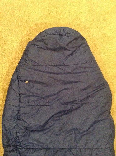 VTG Marmot Chinook Synthetic Mummy Sleeping Bag 32 x 77 Blue 35 Oz. - Picture 10 of 12