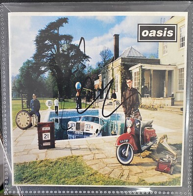 Signierte Liam Gallagher Oasis Be Here Now CD