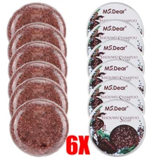 1/2/3/4/5/6X Unisex Organic Hair Darkening Shampoo Bar Shouwu Soap for Gray Hair