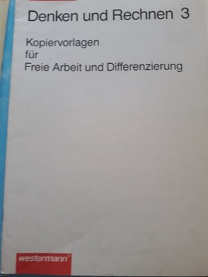 Montessori Aufgabensammlung Kl 3 Mathe Selbstkontrolle Minus Plus mal geteilt