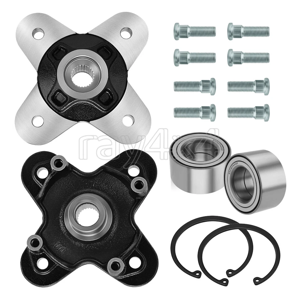 2PCS Front/Rear Wheel Hub & Bearings for Polaris General 4 1000 2017-2022 & 2025 - Image 3 of 4