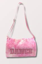 NEW Capezio Faux Fur Dance Duffle Bag in Pink