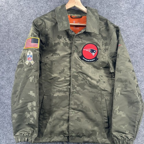 Nike Salute To Service Repel Jacket New England Patriots Mens Small Camo NFL