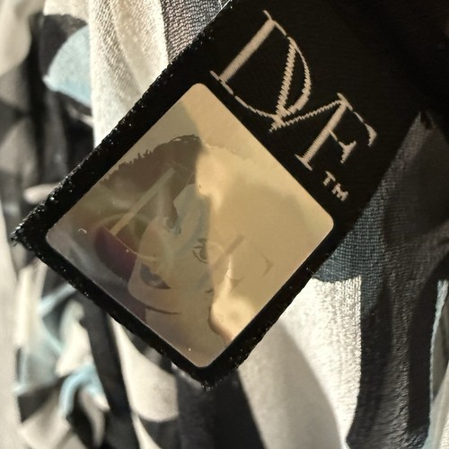 NWT Diane Von Furstenberg Sz 8 Abstract Print 100% Silk Tunic Chiffon $285 READ - Picture 11 of 13
