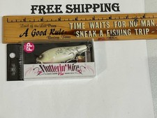 Valley Hill Whiplash Factory Flutterin Wire 75F Topwater FB PEARL SILVER WING