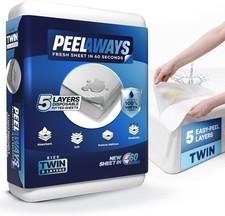 Bedwetting Bed Sheets  Waterproof Mattress Protector   5-Layer Disposable