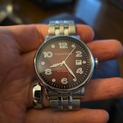 Grayton Classic SS Bordeaux Men's Watch - Looks BRAND NEW!!