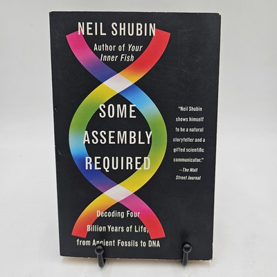 #ad LIKE NEW Some Assembly Required by Neil Shubin Evolution Fossils DNA PB $11.49
