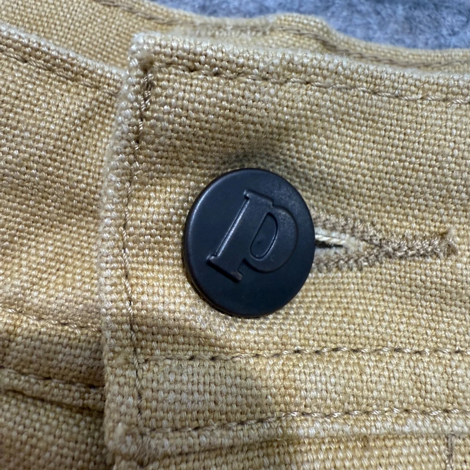 Patagonia Forged Hemp Double Knee Canvas Pants Mens 34 34x32 Work Rugged Yellow - Image 4 of 4